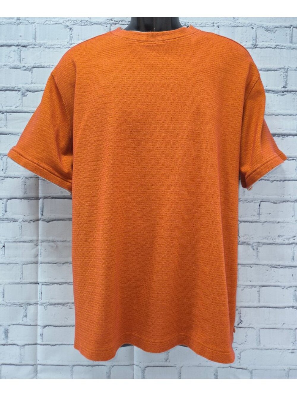 Big Sky Outfitters Orange Short Sleeve Crewneck T-Shirt Medium
